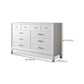 Ultra-Modern Double Dresser White Storage Chest Dresser for Bedroom Clearhalo 'Bedroom Furniture' 'Dressers & Chests' 'dressers_chests' 'furn' 'furn_dressers_chests' 'Furniture' 1200x1200_53f5b926-ff8e-4491-94f4-b1fe4d8620c7