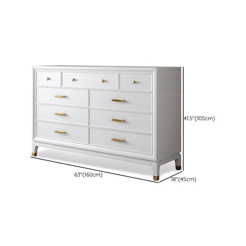 Ultra-Modern Double Dresser White Storage Chest Dresser for Bedroom Clearhalo 'Bedroom Furniture' 'Dressers & Chests' 'dressers_chests' 'furn' 'furn_dressers_chests' 'Furniture' 1200x1200_53f5b926-ff8e-4491-94f4-b1fe4d8620c7