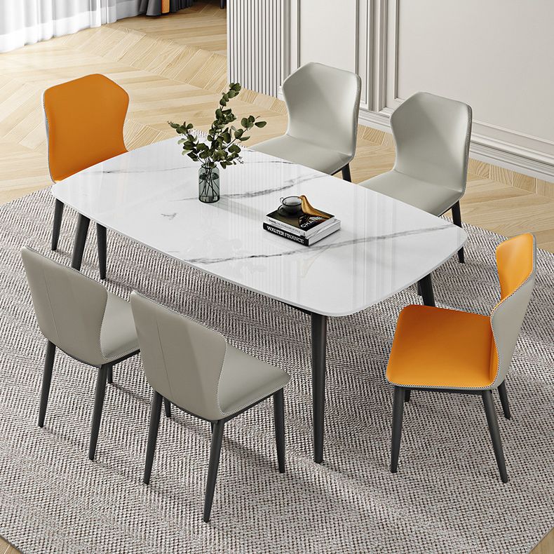 Tavolo da pranzo in pietra sinterizzato tavolo da pranzo industriale per cucina