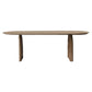 Modern Oval Shape Solid Wood Dining Table Kitchen Standard Dining Table with Double Pedestal Bases Clearhalo ' dining_table' 'Dining Tables & Seating' 'Dining Tables' 'furn' 'furn_dining_table' 'Furniture' 'furniture_dining_table' 'Kitchen & Dining Furniture' 'kitchen&dining_furn' 'kitchen' 'kitchen_dining_table' 1200x1200_53f8e5e8-fd8a-4064-af21-8a1bc523e8a9