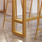 Rectangle Bar Table and Stools 1/4/7 Pieces Sintered Stone Bar Table with Low Back Stools Clearhalo 'Bar Furniture' 'furn' 'furn_home_bar_bar_sets' 'Furniture' 'Home Bars & Bar Sets' 'home_bar_bar_sets' 'Kitchen & Dining Furniture' 1200x1200_53f9f858-e814-4e6a-b81e-889b9e789f48