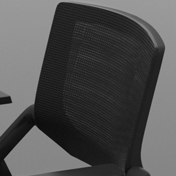 Chaise de conférence moderne à bras fixes, chaise de conférence en acier coulissante