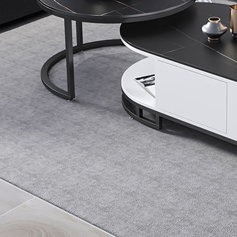 No Distressing Glam Side Table Living Room End Table with 3 Drawers