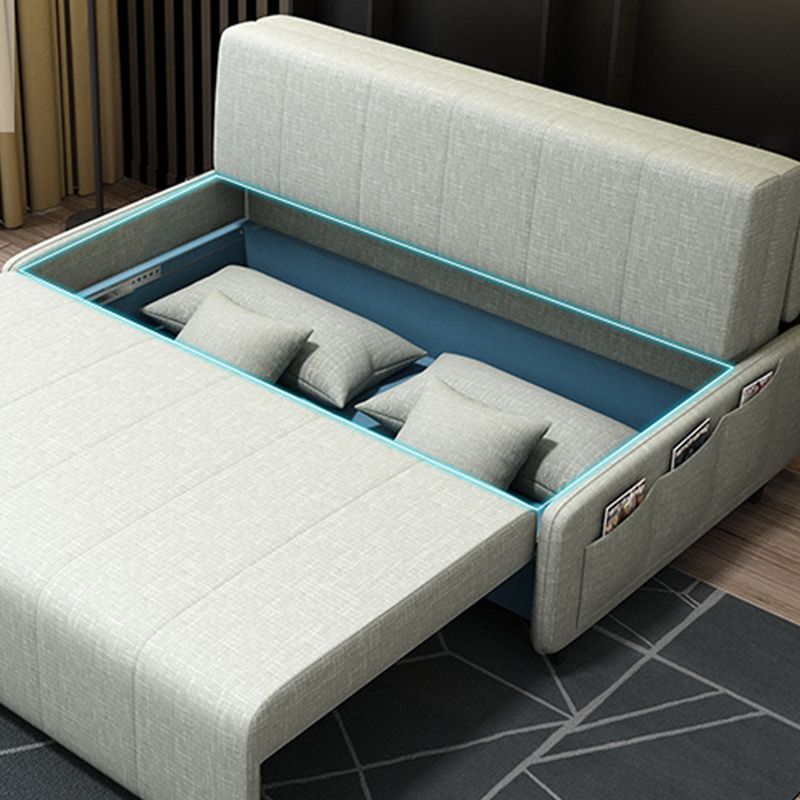 Pillow Included Convertible Sofa Armless Foldable Futon Sofa Bed Clearhalo 'furn' 'furn_futons' 'Furniture' 'Futons & Daybeds' 'Futons' 'Living Room Furniture' 1200x1200_53feac2d-0935-4486-892c-17f088d6f12a