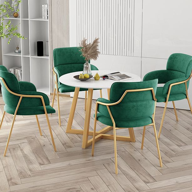 Traditional Faux Marble Top Dining Set with Gold Metallic Legs for Dining Furniture Clearhalo 'Dining Room Sets' 'Dining Tables & Seating' 'dining_room_set' 'furn' 'furn_dining_room_set' 'Furniture' 'furniture_dining_room_set' 'Kitchen & Dining Furniture' 'kitchen&dining_furn' 'kitchen' 1200x1200_53feafc6-26be-44da-9d49-b28edcd4eceb