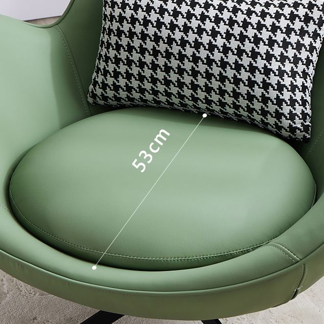 Fixed Back Lounge Chair Water Resistant Ottoman Set with Metal Legs Clearhalo 'Accent Chairs' 'accent_chairs' 'Chairs & Seating' 'furn' 'furn_accent_chairs' 'Furniture' 'Living Room Furniture' 1200x1200_53ff3830-c68f-4fe1-aca6-b38235fa1ea0