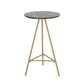 Glam Style Gold Iron Bar Table Round Top Marble Indoor Bistro Table - 23.6"W x 41.3"H Clearhalo 'Bar Furniture' 'Bar Tables' 'bar_tables' 'furn' 'furn_bar_tables' 'Furniture' 'furniture_bar_tables' 'Kitchen & Dining Furniture' 'kitchen&dining_furn' 'kitchen' 1200x1200_53fff2cd-c5ac-428c-8d4d-be98789f6750
