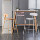 Scandinavian Milk Tea Shop Footrest Stool Matte Finish Iron Bar Stool Clearhalo 'Bar Furniture' 'Bar Stools' 'bar_stools' 'furn' 'furn_bar_stools' 'Furniture' 'furniture_bar_stools' 'Kitchen & Dining Furniture' 1200x1200_5400f715-6c6e-4c7f-9b78-5f741c977ebb