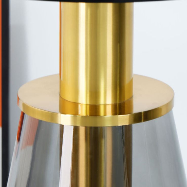 25.2" Tall Contemporary Style Side End Table Glass Pedestal Round Sofa Side Accent Table Clearhalo 'Coffee & Accent Tables' 'End & Side Tables' 'end_side_tables' 'furn' 'furn_end_side_tables' 'Furniture' 'Living Room Furniture' 1200x1200_5404c534-8298-48dd-8d0d-44ccafafeeee