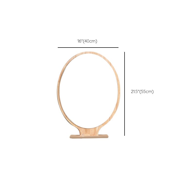 Tavolo da trucco scandinavo a 5 cassetti in legno massiccio