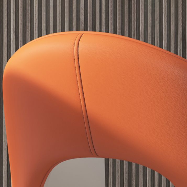 Home Scandinavian Arm Chair Upholstered Open Back Metal Dining Room Chair Clearhalo ' kitchen&dining_furn' 'Dining Chairs' 'Dining Tables & Seating' 'dining_chair' 'furn' 'furn_dining_chair' 'Furniture' 'furniture_dining_chair' 'Kitchen & Dining Furniture' 'kitchen' 1200x1200_54087c7d-fc6b-4cb5-aadd-8f9a54be6295