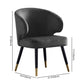 Modern Style Wingback Dining Chairs Velvet Upholstered Dining Chairs for Home Use (Set of 2) Clearhalo ' kitchen&dining_furn' 'Dining Chairs' 'Dining Tables & Seating' 'dining_chair' 'furn' 'furn_dining_chair' 'Furniture' 'furniture_dining_chair' 'Kitchen & Dining Furniture' 'kitchen' 1200x1200_540a2da4-1577-4ab3-ad51-038bccba1b7d