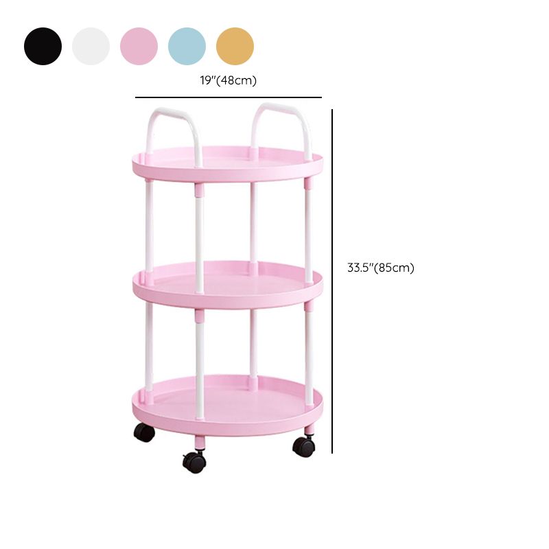 Modern Accent Side Table Round Metal Living Room Corner Table