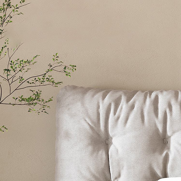 Lit de mousse de cadre moderne avec tête de lit rembourrée