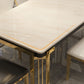 Metal Traditional Luxury Rectangular Dining Table Sintered Stone Table with Legs Clearhalo ' dining_table' 'Dining Tables & Seating' 'Dining Tables' 'furn' 'furn_dining_table' 'Furniture' 'furniture_dining_table' 'Kitchen & Dining Furniture' 'kitchen&dining_furn' 'kitchen' 'kitchen_dining_table' 1200x1200_540cf49f-6e69-4248-b993-d6ef5d3cce2a