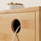 Moderne tv-mediastandaard met gesloten opslag 12" W tv-standaardconsole met kasten