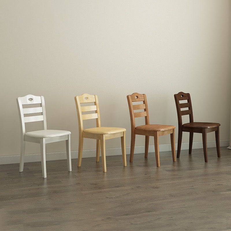 Modern Dining Chair Armless Chair with Wooden Legs for Kitchen Clearhalo 'Dining Chairs' 'Dining Tables & Seating' 'dining_chair' 'furn' 'furn_dining_chair' 'Furniture' 'Kitchen & Dining Furniture' 1200x1200_540ef56b-7944-45a0-84c3-7b015380ea8f