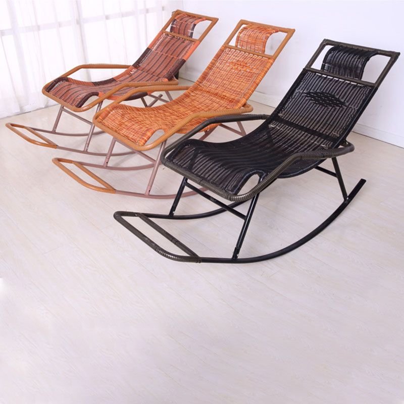 Mid Century Modern Style Rocking Chair Single Indoor Rocking Chair with Cushion Clearhalo 'Chairs & Seating' 'furn' 'furn_rocking_chairs' 'Furniture' 'Living Room Furniture' 'Rocking Chairs' 'rocking_chairs' 1200x1200_540fb5e2-8f08-459d-a48a-dfde12b13001