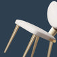 Glam Armless Dining Chairs Gold Stainless Steel Legs Side Chair