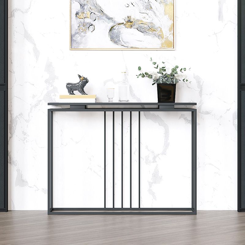 Table accent de console moderne Table de console finition antique en métal