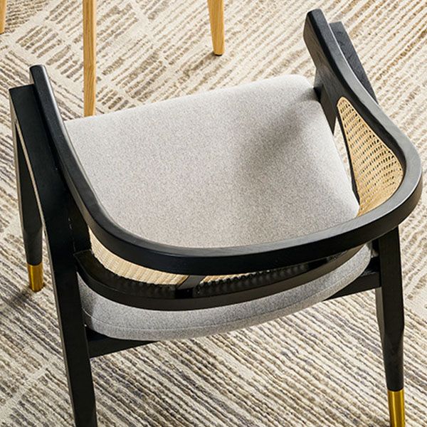 Traditionele stijlstoelen dineren houten armstoelen voor keuken