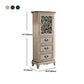47.24"/61.02" Tall 1- Door Wooden Cabinet, Rectangle Accent Cabinet with Drawers Clearhalo 'Cabinets & Chests' 'cabinets_chests' 'furn' 'furn_cabinets_chests' 'Furniture' 'Living Room Furniture' 1200x1200_5411ce79-bfb3-45bd-8b82-672b6416e230