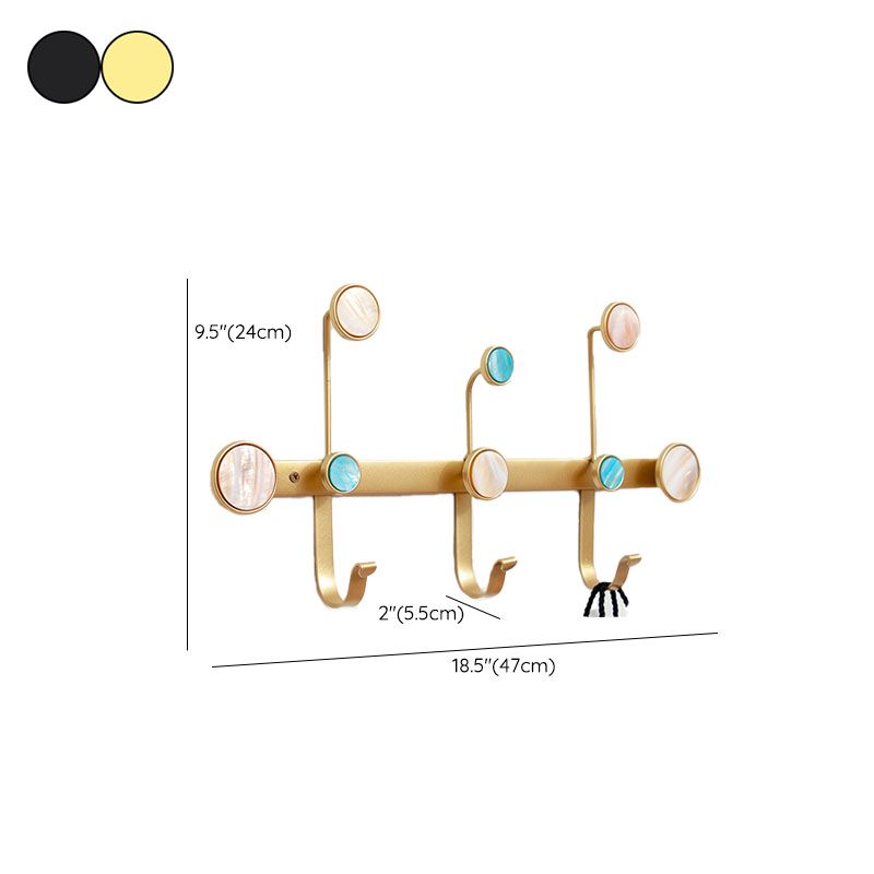 Pastel de abrigo de metal estilo moderno de la pared para el hogar