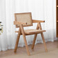 Country Style Dining Arm Chairs Rattan Open Back Rubberwood Indoor Armchair Clearhalo ' kitchen&dining_furn' 'Dining Chairs' 'Dining Tables & Seating' 'dining_chair' 'furn' 'furn_dining_chair' 'Furniture' 'furniture_dining_chair' 'Kitchen & Dining Furniture' 'kitchen' 1200x1200_54141951-4562-4080-aa6b-766a050e24de