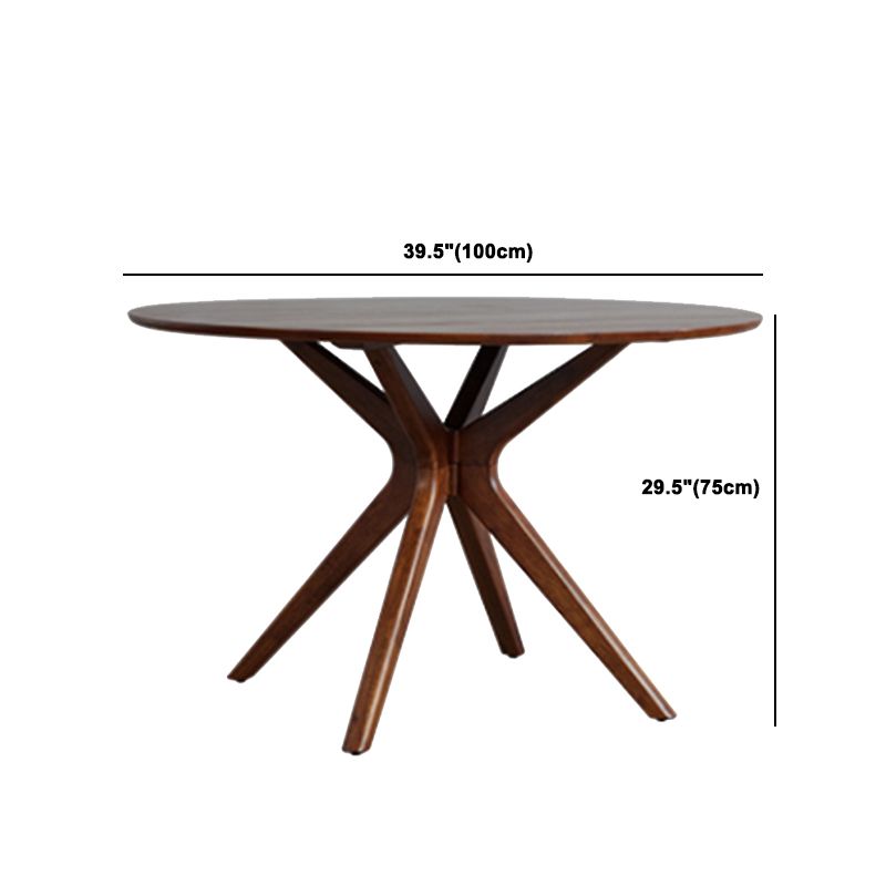 1/2/3/4 piezas Juego de comedor de madera maciza Mesa redonda moderna de madera de pino con sillas de madera