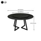 Sintered Stone Dining Table Round Modern Dining Table with Black Frame Clearhalo ' dining_table' 'Dining Tables & Seating' 'Dining Tables' 'furn' 'furn_dining_table' 'Furniture' 'furniture_dining_table' 'Kitchen & Dining Furniture' 'kitchen&dining_furn' 'kitchen' 'kitchen_dining_table' 1200x1200_541e8fcc-2fa9-49c5-9e88-b044bf9945e2