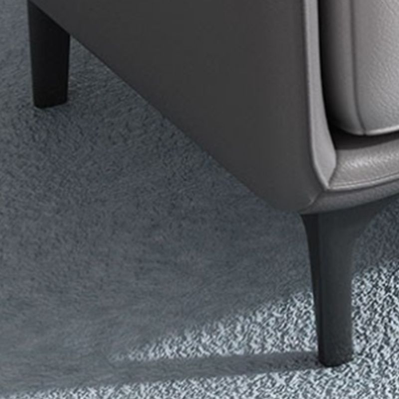 Modern Solid Color Bench Faux Leather Foam Seating Bench with Legs for Home Office Clearhalo 'Benches' 'Chairs & Seating' 'furn' 'furn_benches' 'Furniture' 'Living Room Furniture' 1200x1200_541ed241-9f63-439a-8fd7-11aa49a218ad