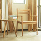 Silla de comedor de estilo moderno silla de brazo de madera de madera para sala de estar