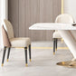 Contemporary Rectangle Sintered Stone Dining Table Set 1/4/5/7 Pieces Dining Set Clearhalo 'Dining Room Sets' 'Dining Tables & Seating' 'dining_room_set' 'furn' 'furn_dining_room_set' 'Furniture' 'Kitchen & Dining Furniture' 1200x1200_542254a7-aa1f-465b-9f66-67ea06a79fc5