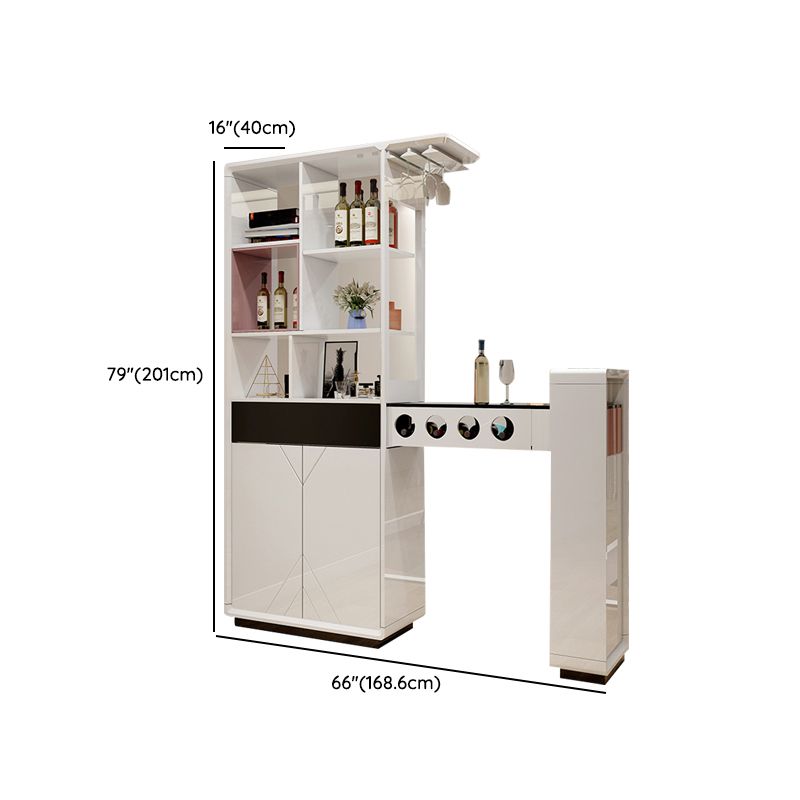 1/3 Pieces Contemporary Counter Height Pub Set in Black and White Clearhalo 'Bar Furniture' 'furn' 'furn_home_bar_bar_sets' 'Furniture' 'Home Bars & Bar Sets' 'home_bar_bar_sets' 'Kitchen & Dining Furniture' 1200x1200_54253dc9-5c85-4ec8-8b70-6b5343ec1ea0