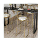 Stone Top Bar Counter Rectangle Contemporary Bar Counter with Sled Base Clearhalo 'Bar Furniture' 'Bar Tables' 'bar_tables' 'furn' 'furn_bar_tables' 'Furniture' 'furniture_bar_tables' 'Kitchen & Dining Furniture' 1200x1200_5425963c-c1b8-41c4-bb06-d73f71288a17