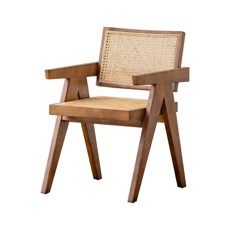 Traditional Style Dining Chairs Kitchen Arm Open Back Chair with Wooden Legs Clearhalo ' kitchen&dining_furn' 'Dining Chairs' 'Dining Tables & Seating' 'dining_chair' 'furn' 'furn_dining_chair' 'Furniture' 'furniture_dining_chair' 'Kitchen & Dining Furniture' 'kitchen' 1200x1200_5429032f-4534-4b81-93e8-9557b9681e22