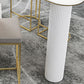 Nordic Rectangle Bar Counter Table Sintered Stone Dining Table for Kitchen with Metal Legs Clearhalo 'Bar Furniture' 'Bar Tables' 'bar_tables' 'Furniture' 'furniture_bar_tables' 'Kitchen & Dining Furniture' 1200x1200_542b502c-09b5-44c7-bbab-acd24073d005