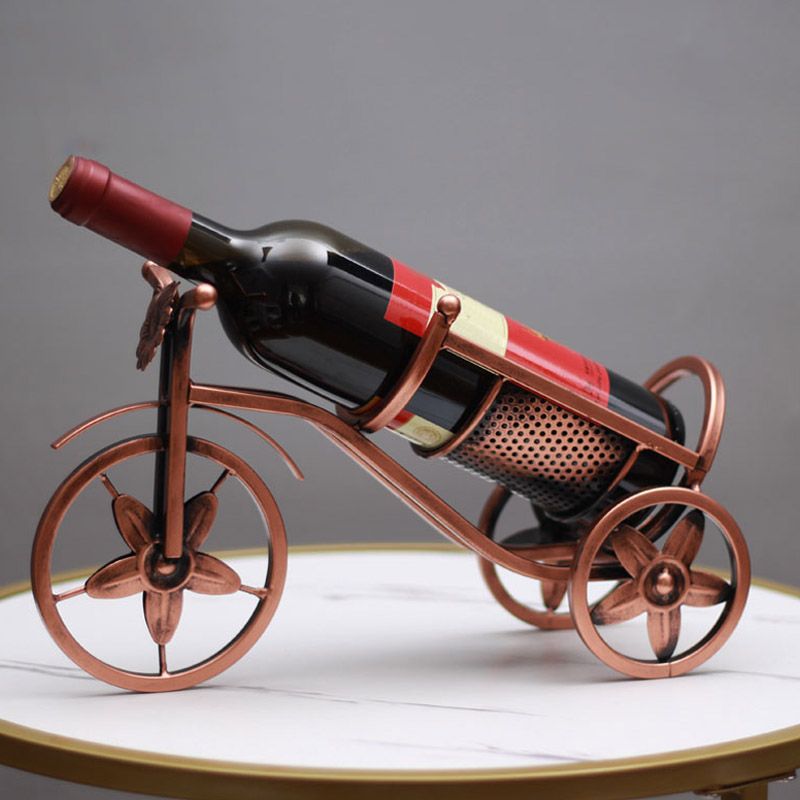 Countertop Wine Rack Glam Metal Wine Bottle Rack for Dining Room Clearhalo 'furn' 'furn_wine_racks' 'Furniture' 'Kitchen & Dining Furniture' 'Wine Racks' 'wine_racks' 1200x1200_542bca80-4cfc-4154-8848-9f15c5910bb9