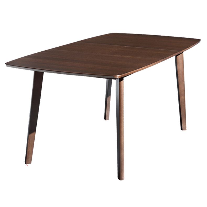 47" Extendable Beech Wood Dining Table Rectangle Kitchen Table with 4 Legs Clearhalo ' dining_table' 'Dining Tables & Seating' 'Dining Tables' 'furn' 'furn_dining_table' 'Furniture' 'furniture_dining_table' 'Kitchen & Dining Furniture' 'kitchen&dining_furn' 'kitchen' 'kitchen_dining_table' 1200x1200_542d9376-1ac0-41e9-a40f-69aaaf57442c
