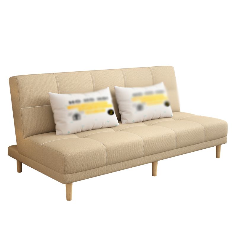 Armless Settee 27.55" W Modern Convertible Sleeper Sofa for Living Room Clearhalo 'furn' 'furn_sofas' 'Furniture' 'furniture_sofas' 'kitchen' 'kitchen_sofas' 'Living Room Furniture' 'Sofa' 'sofas' 1200x1200_5431ecc5-8cdc-4486-a037-b2baa8b7dc6a