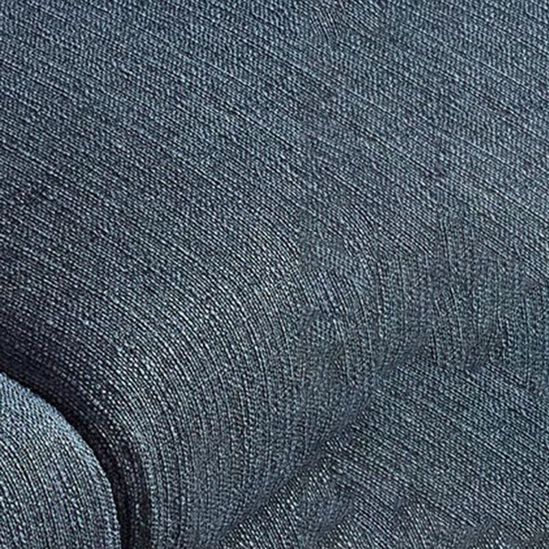 Contemporary Tuxedo Arm Sofa Slipcovered Settee for Living Room