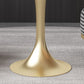 Luxury Sintered Stone Top Dining Table Round Table with Gold Metal Pedestal Clearhalo 'Dining Tables & Seating' 'Dining Tables' 'dining_table' 'furn' 'furn_dining_table' 'Furniture' 'furniture_dining_table' 'Kitchen & Dining Furniture' 'kitchen' 'kitchen_dining_table' 1200x1200_5434678b-a0c1-40d2-982f-b34fed42969a