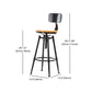 Coffee Shop Footrest Bar Stool Wood Counter-height Stool with Iron Legs Clearhalo 'Bar Furniture' 'Bar Stools' 'bar_stools' 'furn' 'furn_bar_stools' 'furniture_bar_stools' 'Kitchen & Dining Furniture' 'kitchen&dining_furn' 'kitchen' 'kitchen_furn' Furniture' 1200x1200_54353309-4fcb-4586-9098-8077deab152f