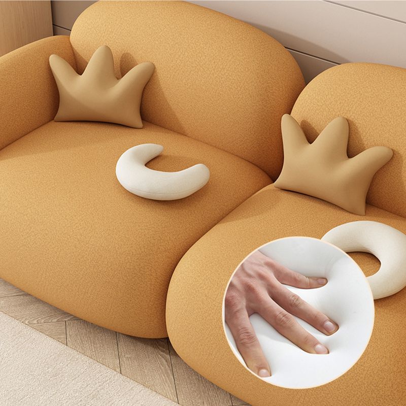 現代的な27.56 "Hフェイクレザースクエアアームソファリビングルーム