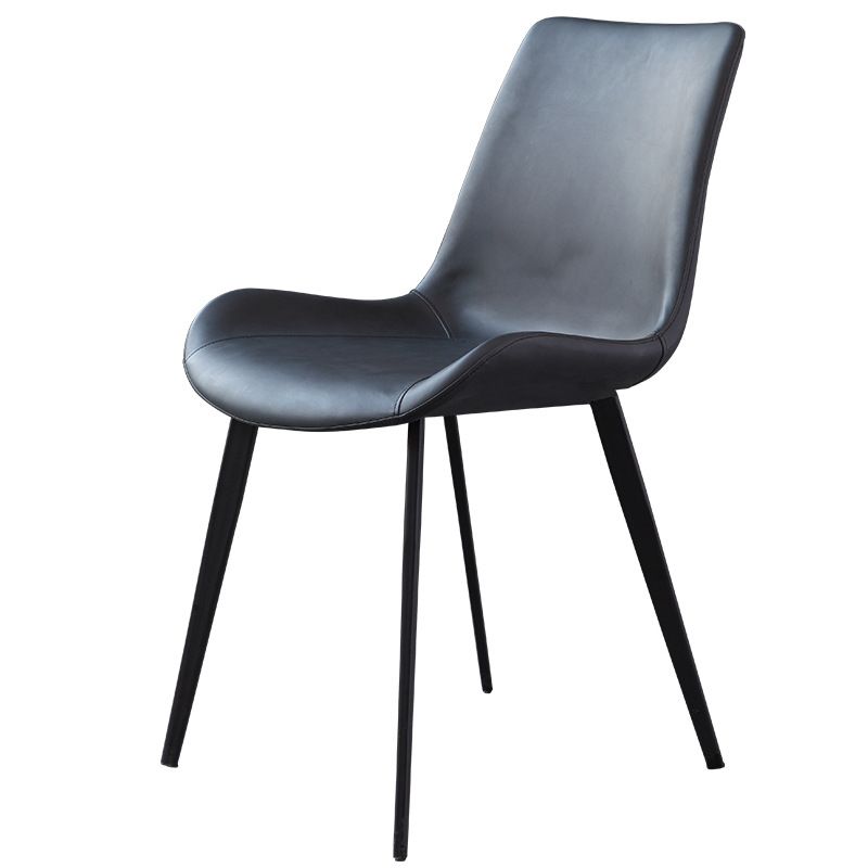 Modern Style Microfiber Leather Chair 20'' Wide Parsons Chair for Home Clearhalo ' kitchen&dining_furn' 'Dining Chairs' 'Dining Tables & Seating' 'dining_chair' 'furn' 'furn_dining_chair' 'Furniture' 'furniture_dining_chair' 'Kitchen & Dining Furniture' 'kitchen' 1200x1200_54367a51-ed3e-43c8-a673-11ab210886b3