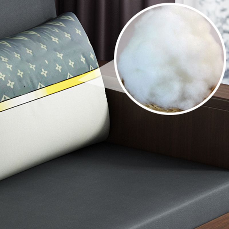 31 "De large canapé-lit contemporain futon gris oreiller comprenant un canapé-lit