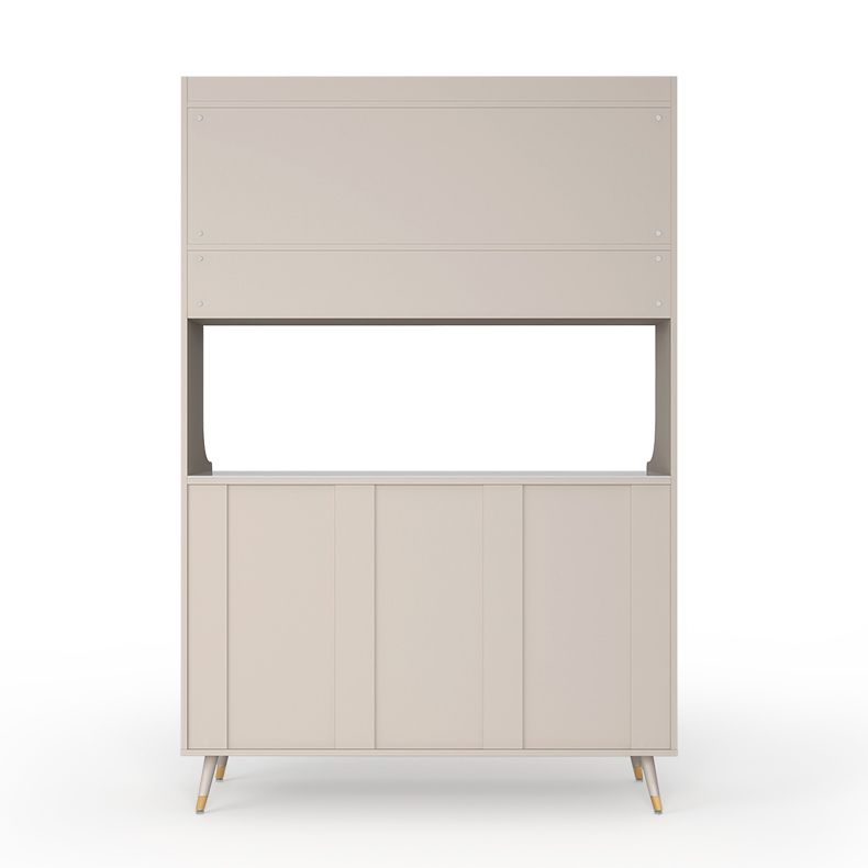 Gabinete parador de sala de estar Gamam Credenza con cajones y almacenamiento