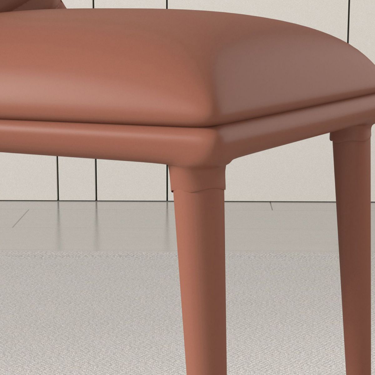 Contemporary Armless Solid Back Chairs Leather Dining Chair for Home Clearhalo 'Dining Chairs' 'Dining Tables & Seating' 'dining_chair' 'furn' 'furn_dining_chair' 'Furniture' 'Kitchen & Dining Furniture' 1200x1200_543a52d6-b1ff-417e-9615-9e7e1003adba