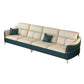 Glam Style Sofa Bed with Padded Leather and White Upholstery Sofa Clearhalo 'furn' 'furn_sectionals' 'Furniture' 'Living Room Furniture' 'Sectionals' 1200x1200_543c69e9-62fa-45a2-b185-aa782950818f