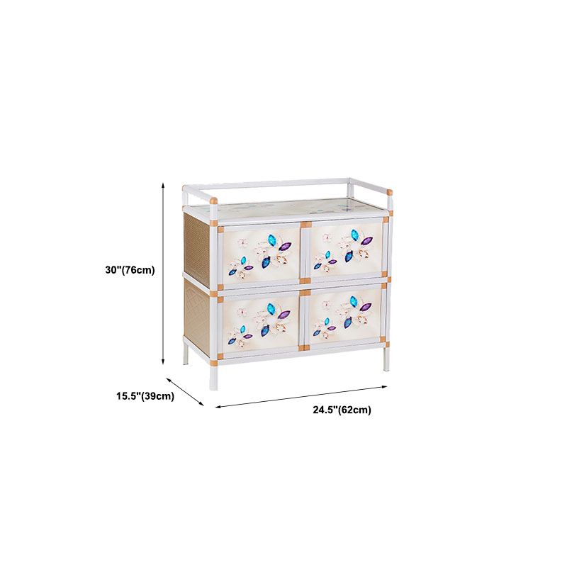 Porta contemporanea in stile contemporaneo sideboard metallico per cucina